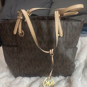 Michael Kors Dark Brown Signature Tote